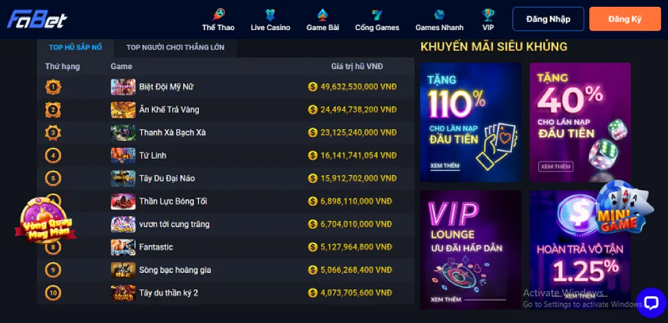 Sự đa dạng của các trò chơi slot tại Gee88
